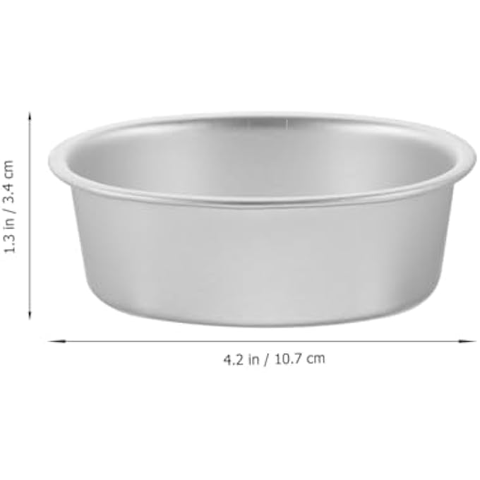 4 قطع ميني كيك المقالي بيضاوي تشيز كيك القصدير غير لاصق رغيف الخبز قوالب الخبز الألومنيوم بودنغ كأس لكعكة الجبن كيشي - Image 3