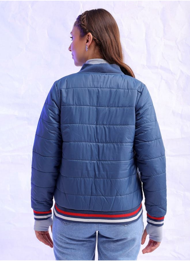 Freehand - Women Regular Fit Solid Puffer Jacket - Image 1