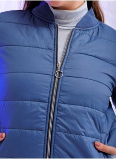 Freehand Women Regular Fit Solid Puffer Jacket  - Image 5