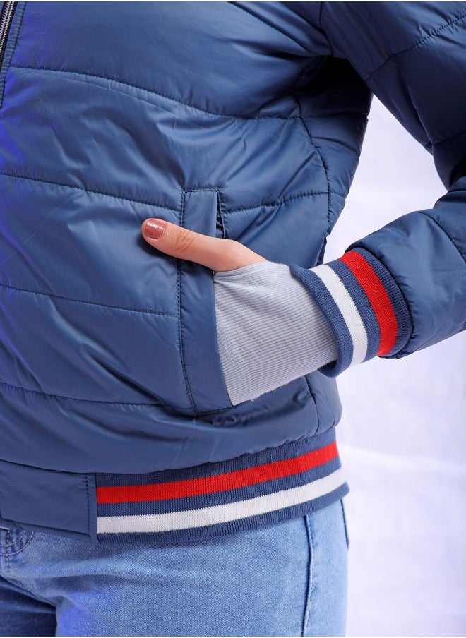 Freehand - Women Regular Fit Solid Puffer Jacket - Image 1