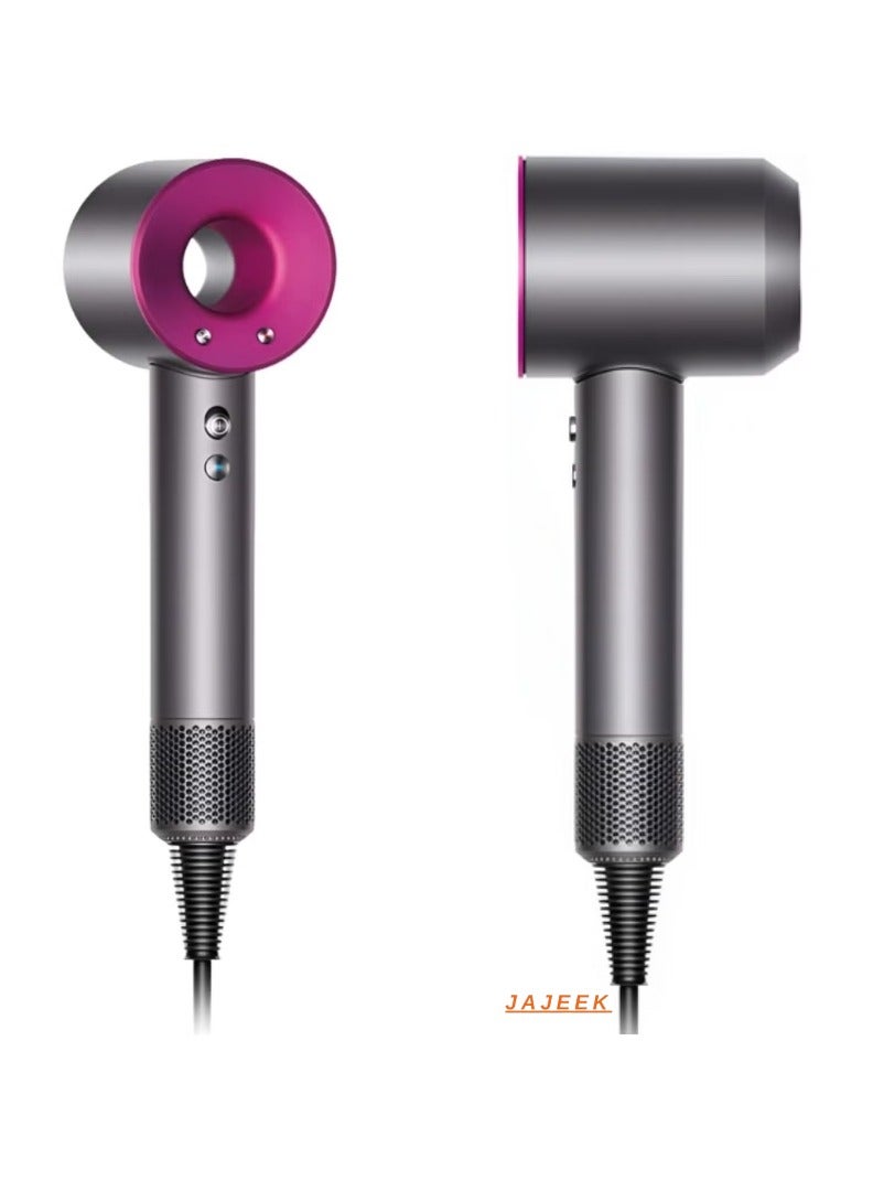 JAJEEK Professional Leafless Supersonic Hair Dryer | Negative Ion Technology, Constant Anion Electric Hair Dryer for Faster Drying & Healthier Hair, Personal Hair Care Styling Tool - Image 1