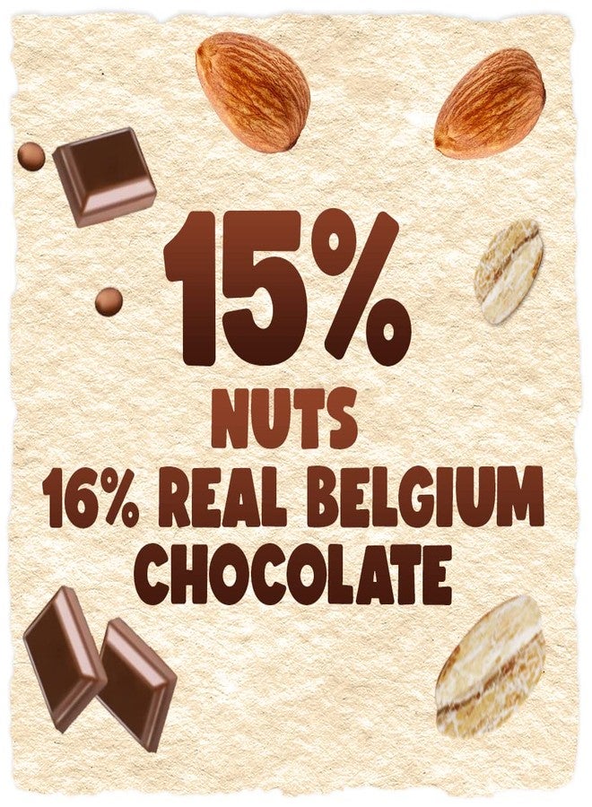 Manna Go Grains Crunchies, Real Belgian Chocolate. Multigrain Breakfast Cereal. No Maida, No Refined Sugar. Fortified Cereal with 50% RDA of 23 Essential Vitamins and Minerals in every bowl. 450g - Image 4