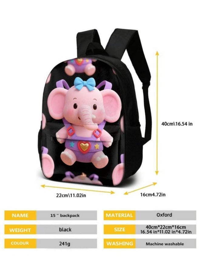 Bright Li Fire A good helper for cute travel! Exclusive cartoon bags for children and teenagers, three-piece set, light and comfortable (available for students, children, friends on outings, mountain climbing, going to school, etc.) - 93 - Image 5