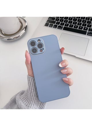 Case Cover For iPhone 14 Skin Frosted Tempered Glass Phone Case Lake Blue - pzsku/Z0BCDFD62696963957756Z/45/_/1712530303/bfa4a172-9c93-4a96-82d1-fd3f4bf6c1dd