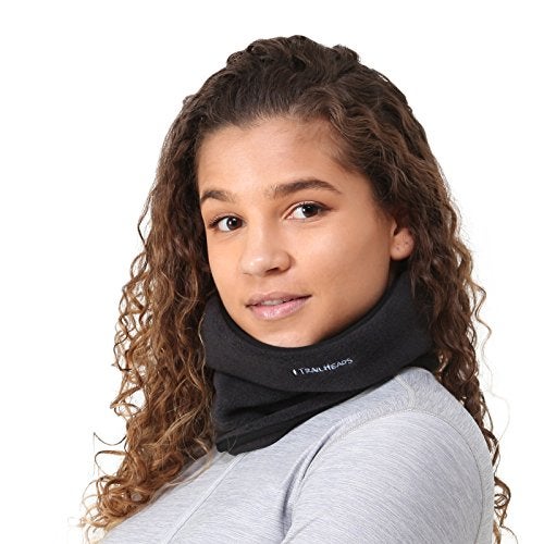 TrailHeads Fleece Neck Warmer/Gaiter- black/black - Image 1