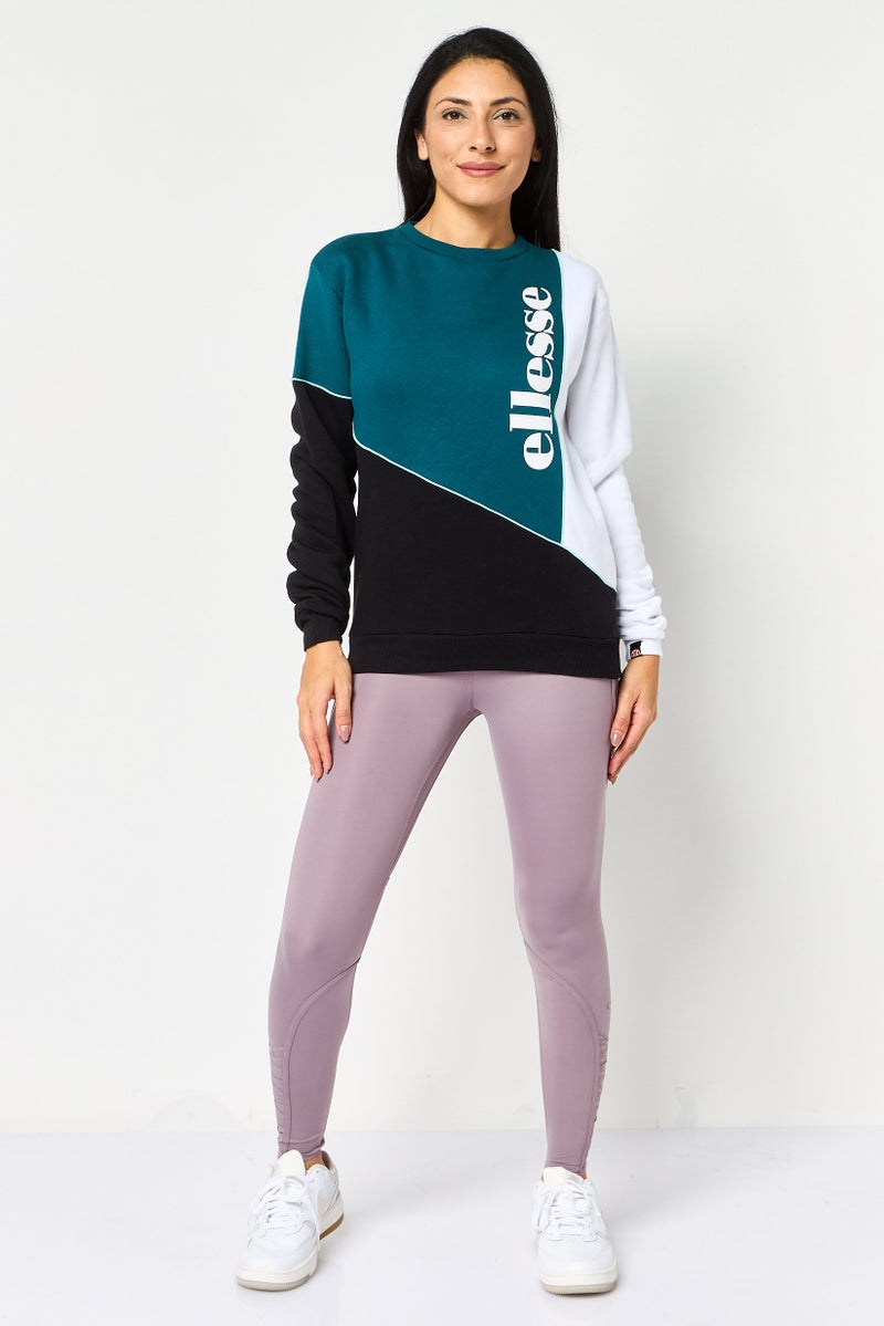 Ellesse Women Sportswear Fit Brand Logo Long Sleeve Outdoor Sweatshirt, Multicolor - Image 2