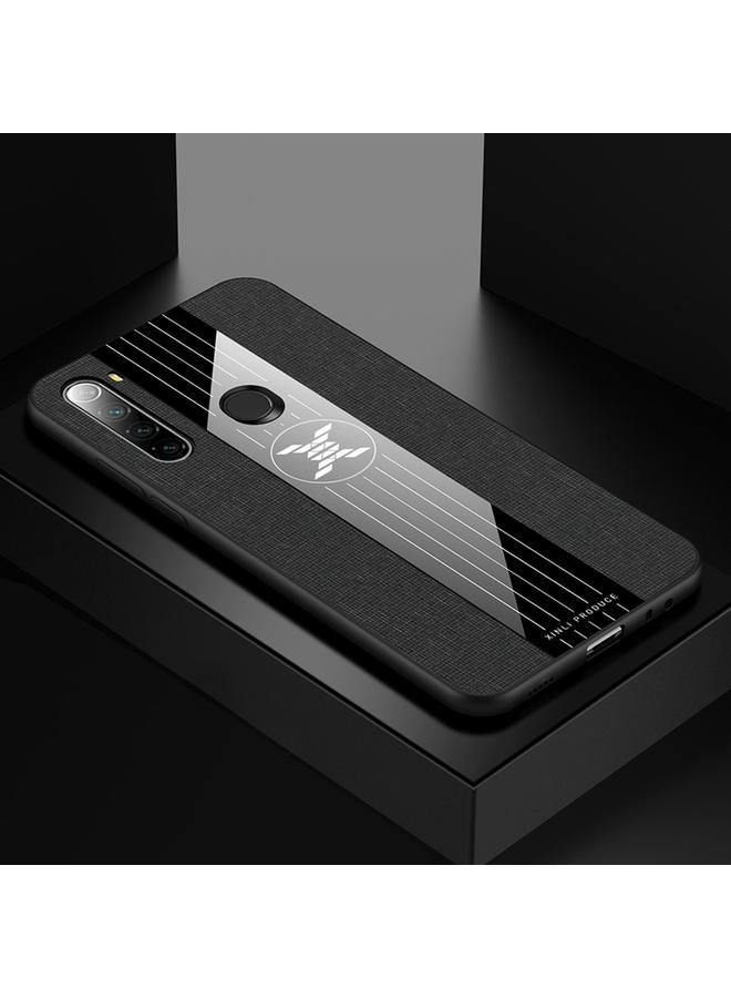 The Bros Case For Xiaomi Redmi Note 8 Stitching Cloth Texture Shockproof TPU Protective Case