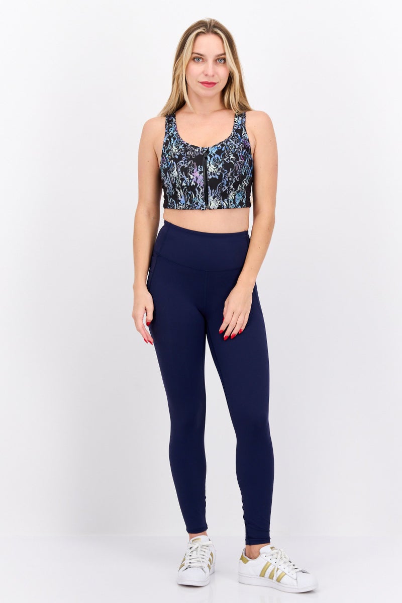 Puma x Select Women Lightly Padded Sports Bra, Multicolor - Image 2