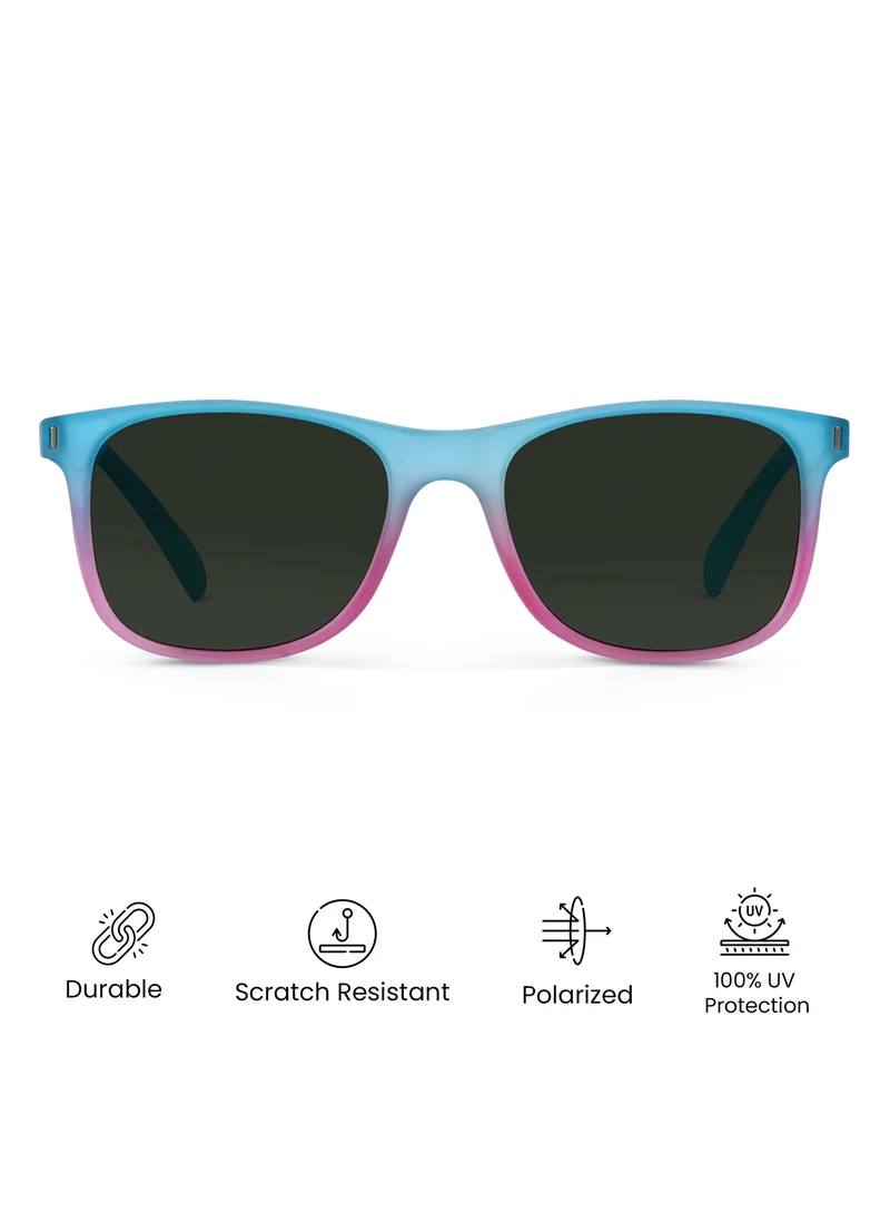 Woggles Polarized Square Sunglasses|100% UV Protection|Men & Women