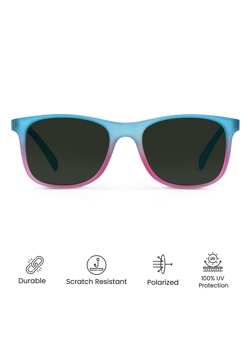 Woggles - Neon Oasis Polarized Square Sunglasses - Image 1