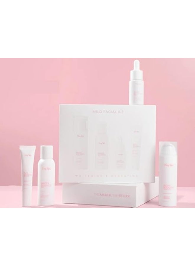 Fairy Skin Mild Facial Kit - Whitening & Hydrating 3-Step Care System - Gentle Formula for Sensitive Skin - Brightening Facial Treatment at Home - Image 1
