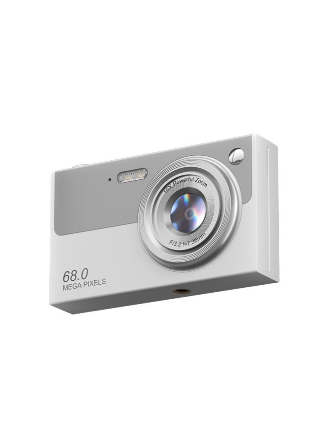 Generic High Definition Anti-shake 6800W Real 4K High Definition Digital Dual Lens Student Camera 16 Times Zoom With Wifi Photo Recording-Body Color:32G  - Image 5