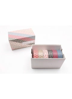 MT mt Washi Masking Tape, 15 mm x 10 mtrs Shade - wamon (Series 5), Set of 6 