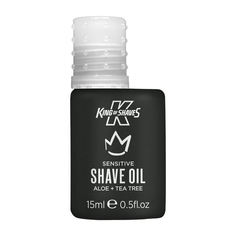 King Of Shaves Sensitive Shaving Oil, Shaving Oil For Men, QUAD PACK 0.51 fl oz - Image 2