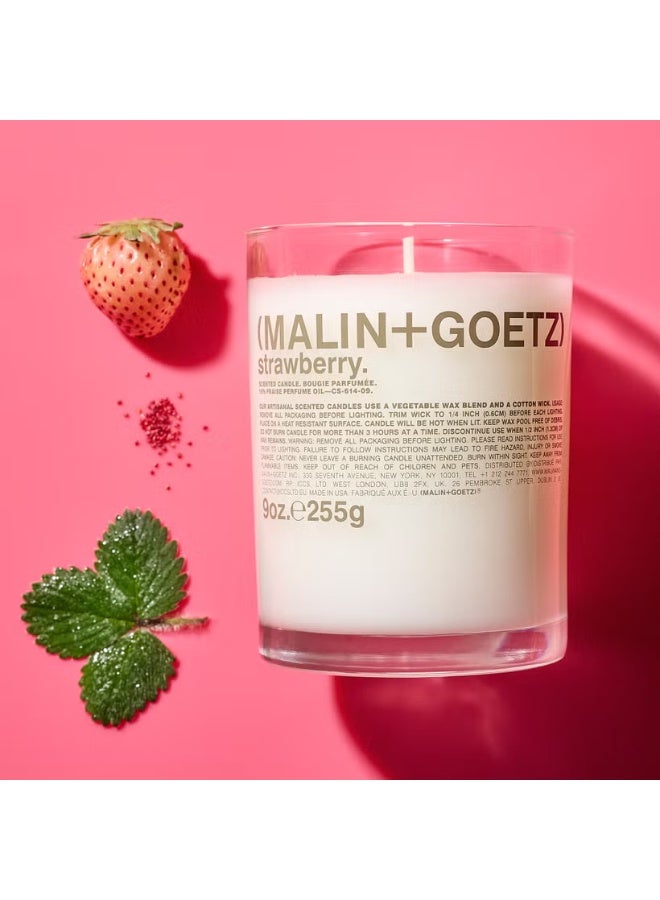 MALIN + GOETZ Strawberry Candle 255g - Image 2