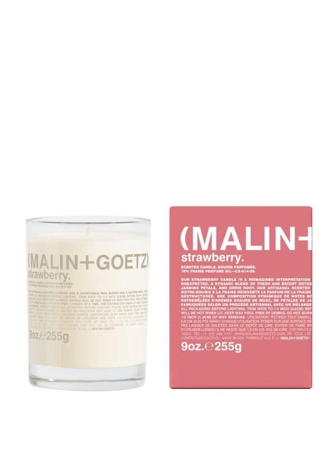 MALIN + GOETZ Strawberry Candle 255g - Image 1