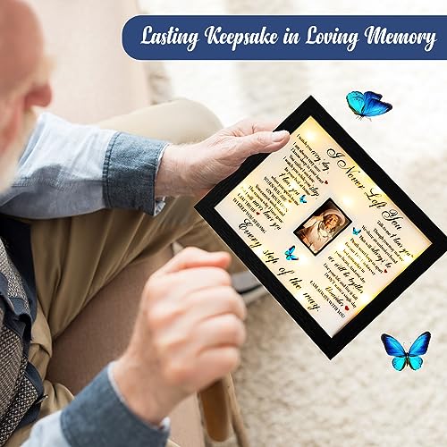 Fabuday Sympathy Gift LED Shadow Box 2x3 Picture Frame - Memorial Gifts for Loss of Mother Mom Dad Father, Bereavement Ideas in Memory Loved One Gifts, Condolences Rememberance Grief Funeral - Image 4