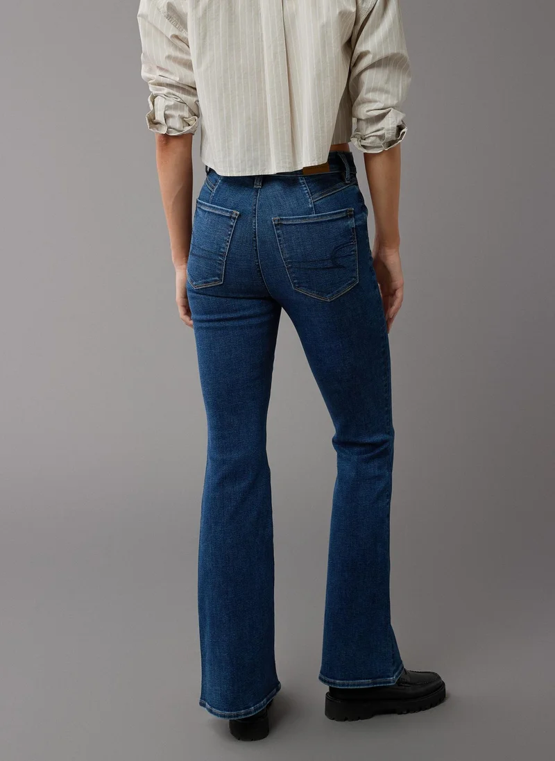 امريكان ايجل High Rise Flared Jeans