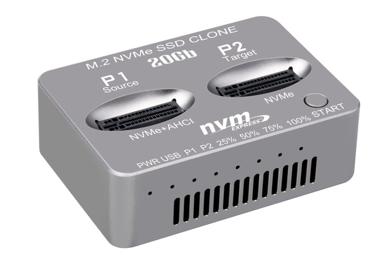 M.2 Nvme Ahci Offline Copy Usb3.2 Dual Disk 20G M3 Ssd System Clone Jms586U - Image 1
