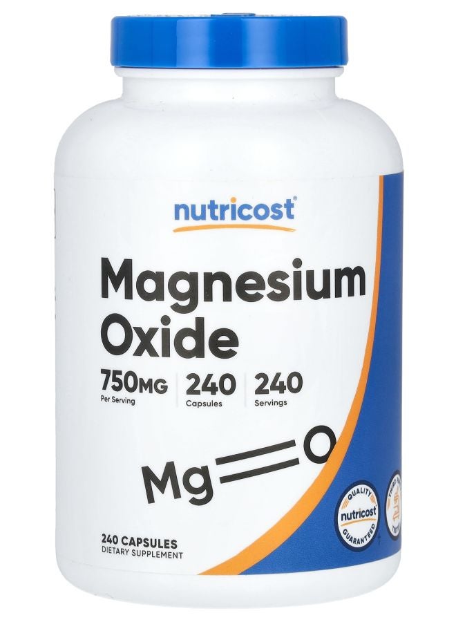 Magnesium Oxide  750 mg  240 Capsules