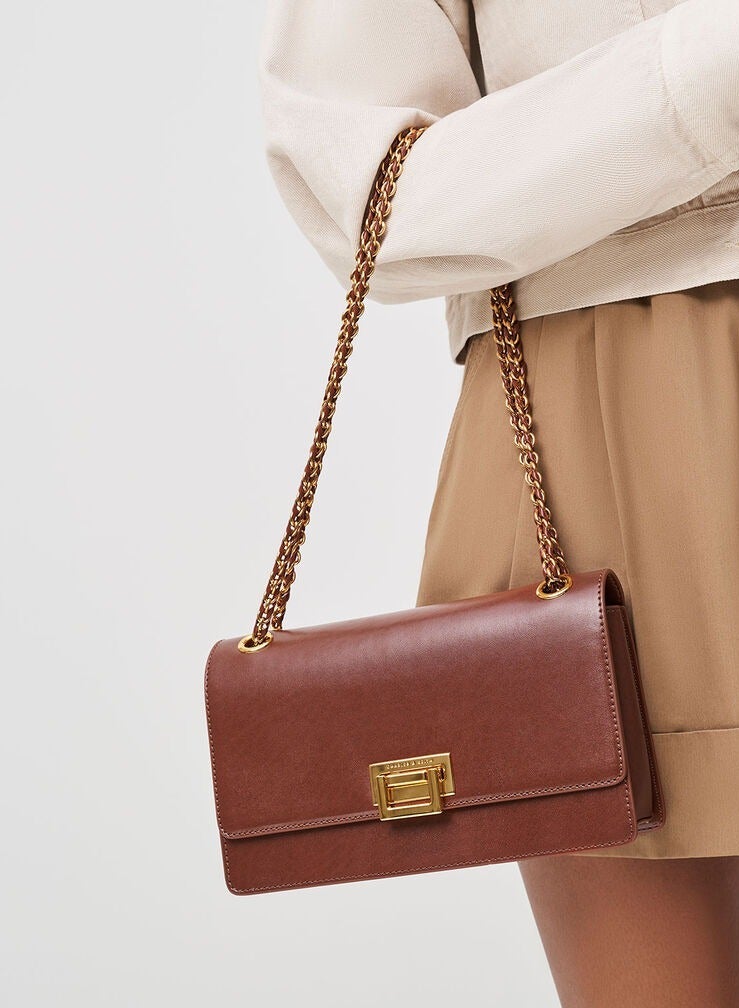 تشارلز & كيث تشارلز وكيث سلسلة حقيبة مربعة صغيرة حقيبة الكتف حقيبة Crossbody - Image 5