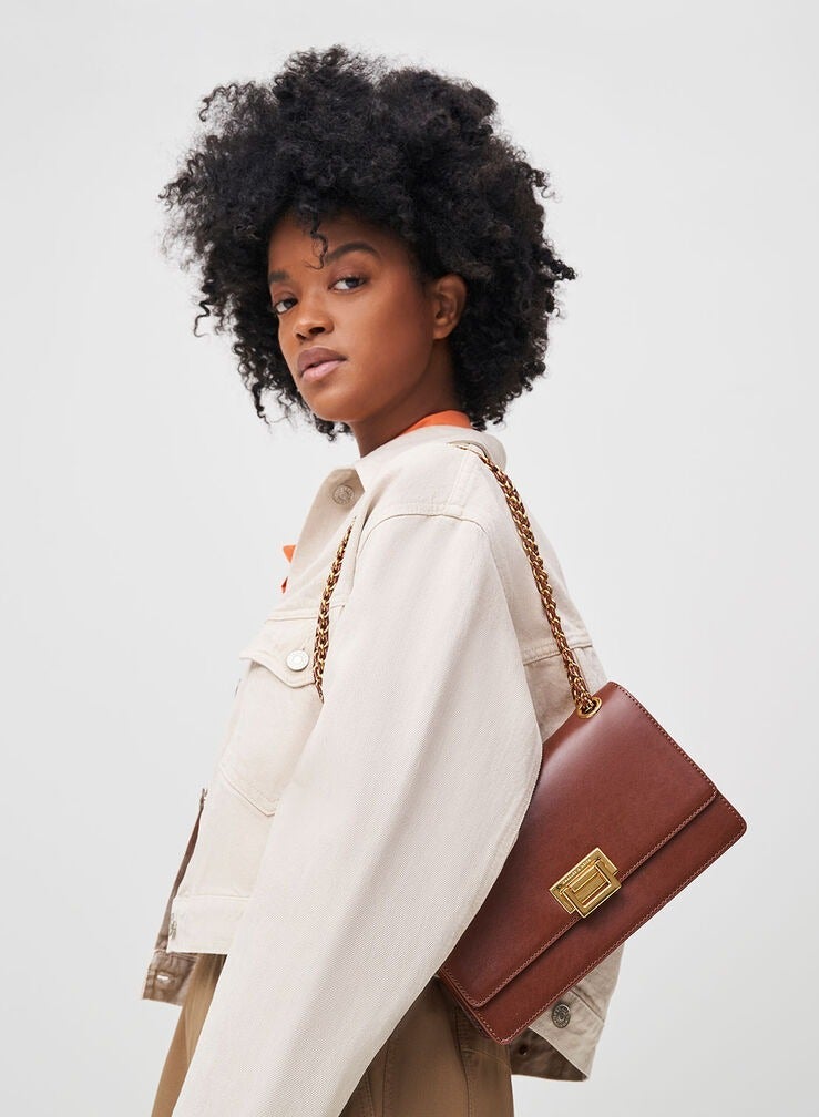 تشارلز & كيث تشارلز وكيث سلسلة حقيبة مربعة صغيرة حقيبة الكتف حقيبة Crossbody - Image 3