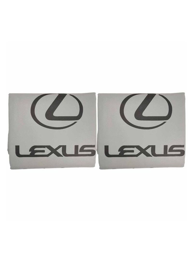 ليكساس غطاء حماية من الغبار والأوساخ لمقعد السيارة العالمي ، غطاء مقعد السيارة ، حماية إضافية لمقعدك LEXUS 2 قطعة - Image 4