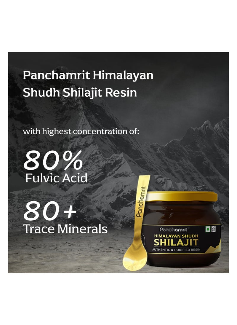 Panchamrit Himalayan Shudh Shilajit Resin- 20g  - Image 2