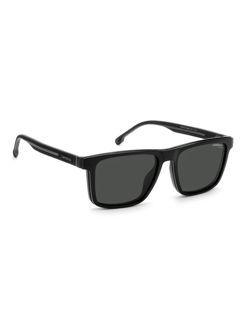 Carrera Men's UV Protection Sunglasses Ca8061/Cs Black 43.6 - Lens Size: 55 Mm