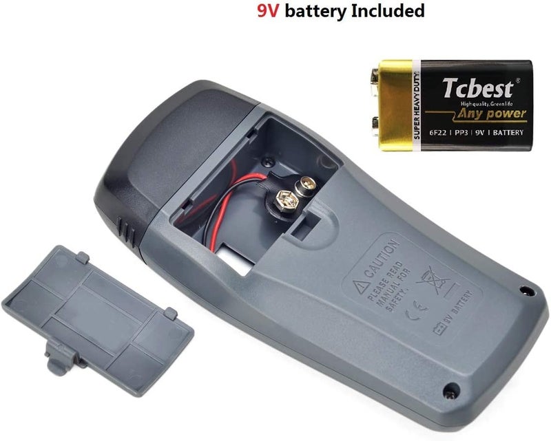 LABART Digital Wood Moisture Meter for Firewood, Small Handheld Wood Moisture Detector for Firewood Humidity Detector for Cordwood, Furniture, Floor, Wood Humidity, Corrugated Box & Many More - Image 2