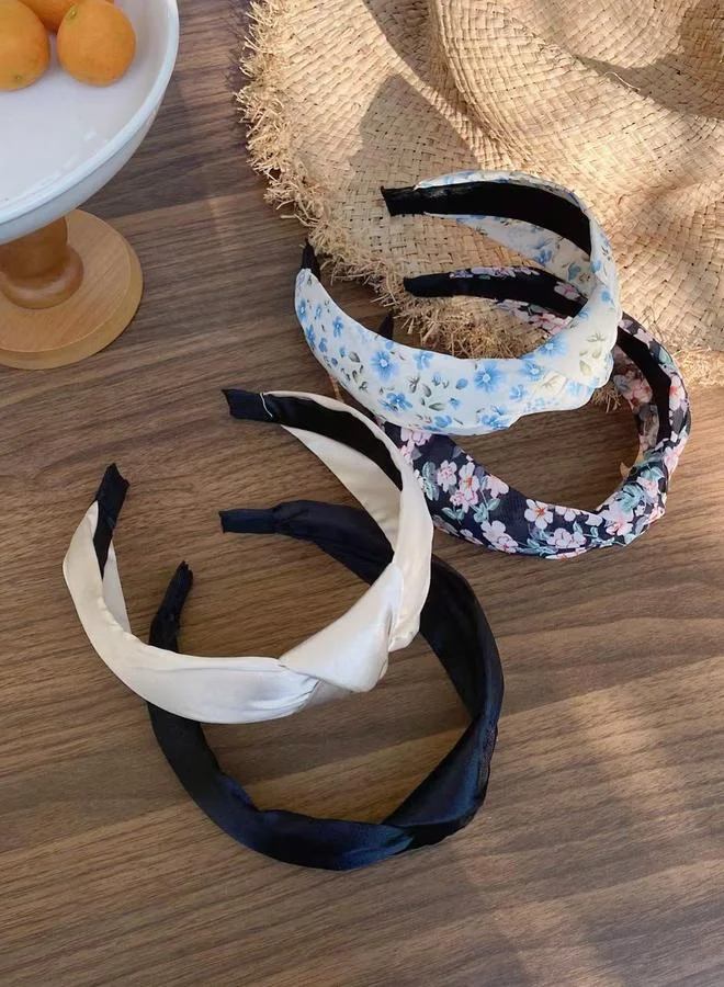 Take Two Set of 4 - Floral Print Hairband