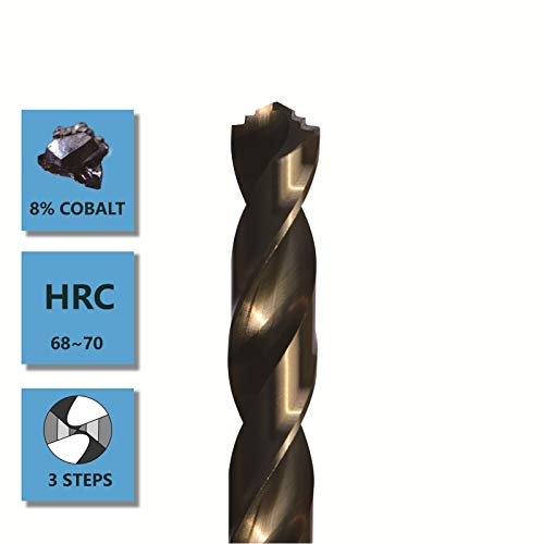 STROTON 11mm x 2pcs M42 8％ Cobalt Drill Bits for Stainless Steel and Hard Metal - Image 2