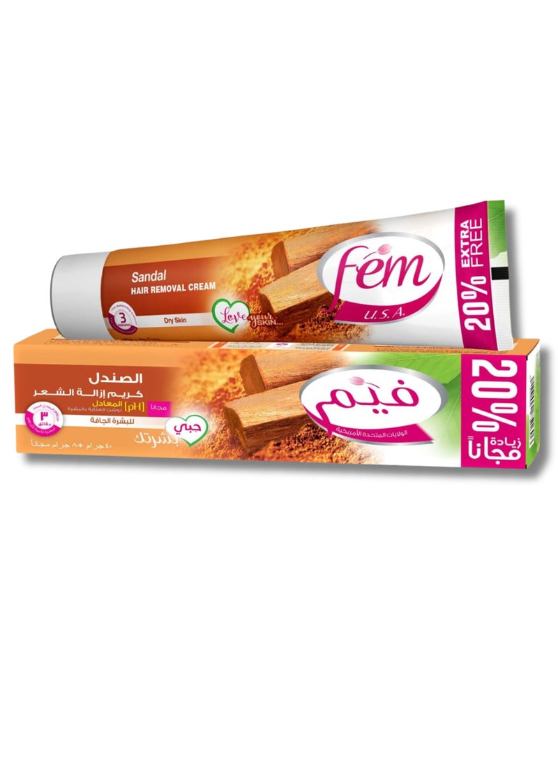 fem Sandal Hair Removal Cream 40gm + 20% Extra Free - Image 1