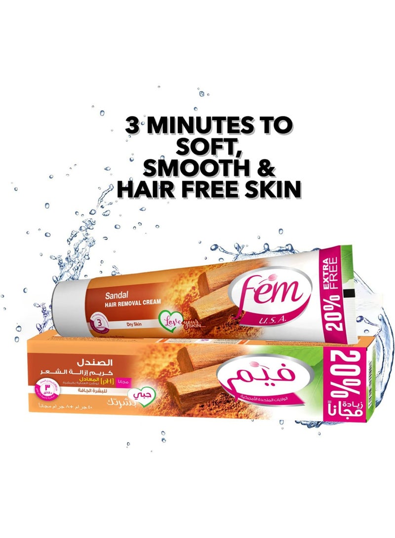 fem Sandal Hair Removal Cream 40gm + 20% Extra Free - Image 2