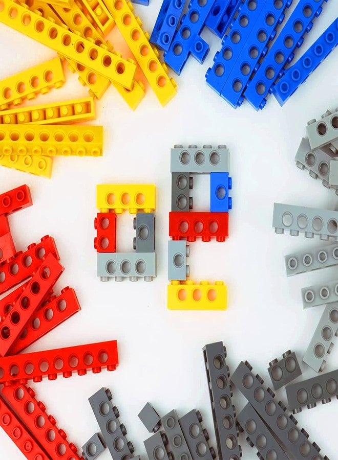 SEEMEY Technic Parts Liftarm Thin Liftarm Frame 500G Building Blocks Pieces, STEM EV3 MOC Technic Pack Connector Bulk Lots (Random Color) - Image 3