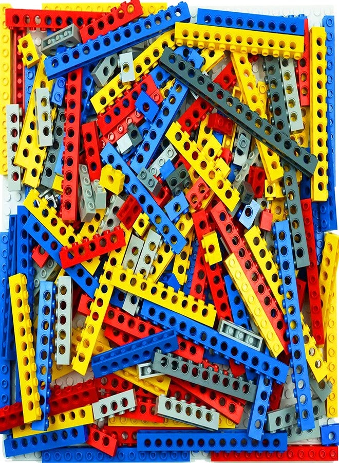 SEEMEY Technic Parts Liftarm Thin Liftarm Frame 500G Building Blocks Pieces, STEM EV3 MOC Technic Pack Connector Bulk Lots (Random Color) - Image 1
