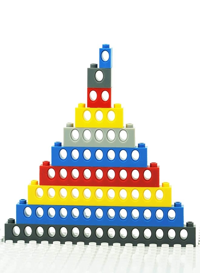 SEEMEY Technic Parts Liftarm Thin Liftarm Frame 500G Building Blocks Pieces, STEM EV3 MOC Technic Pack Connector Bulk Lots (Random Color) - Image 2