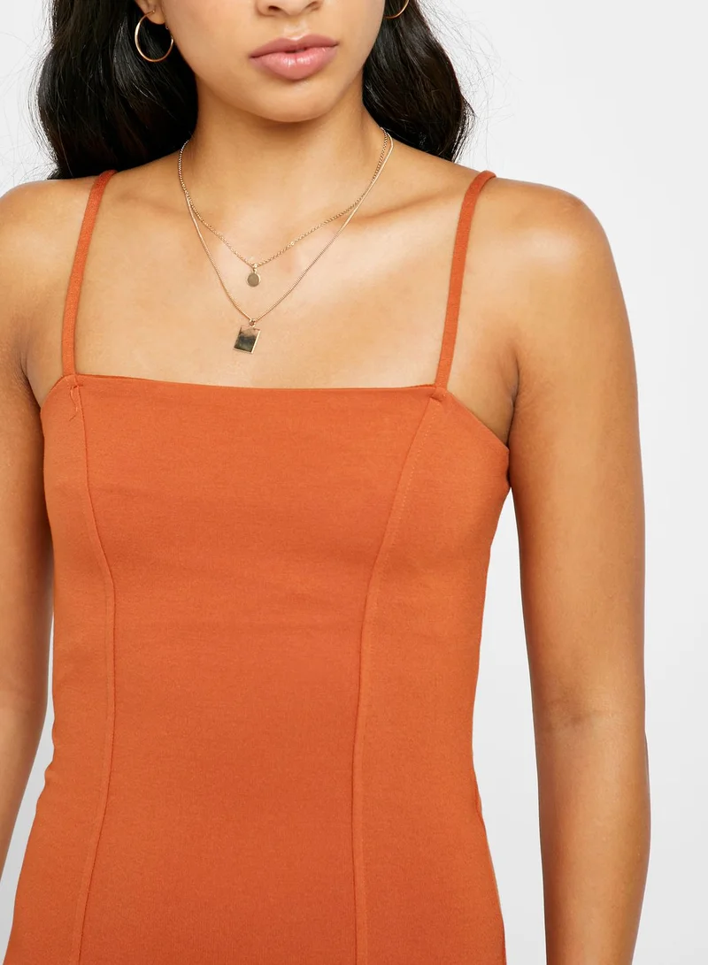 FOREVER 21 Square Neck Cami Dress