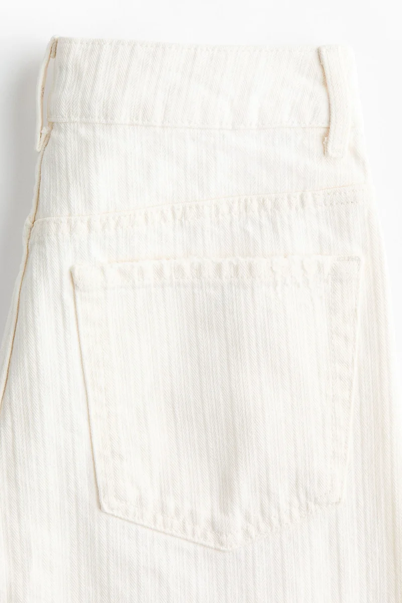 H&M  Barrel Leg Regular Waist Jeans for Women | Best Price UAE