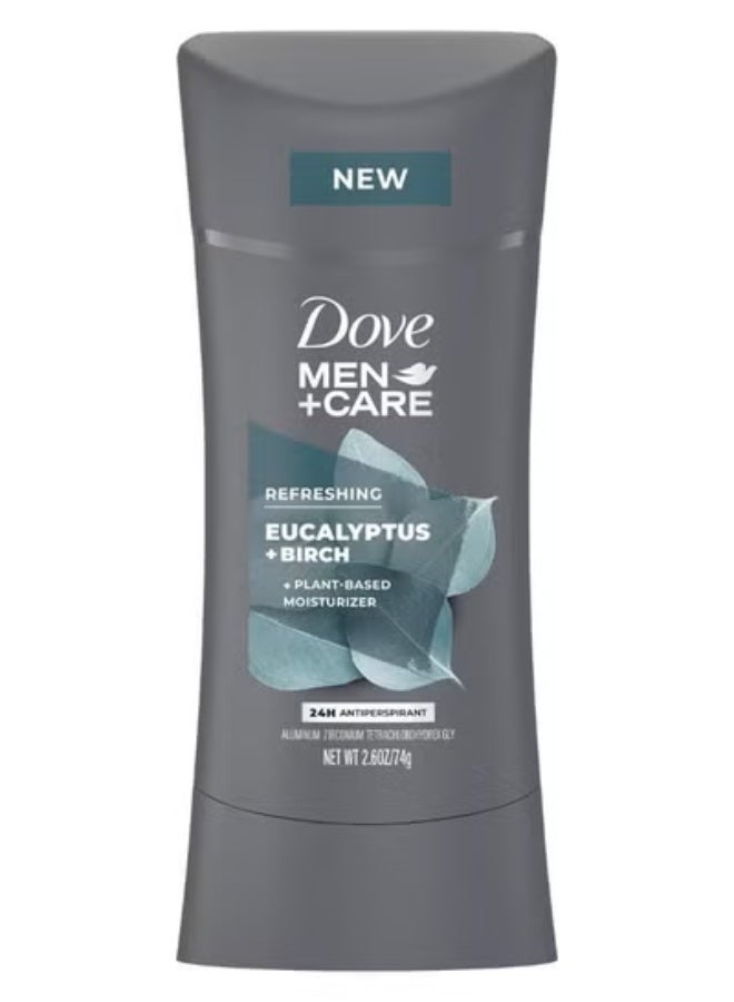 دوف مزيل رائحة العرق للرجال من الأوكالبتوس والبتولا لمدة 48 ساعة 74 جم