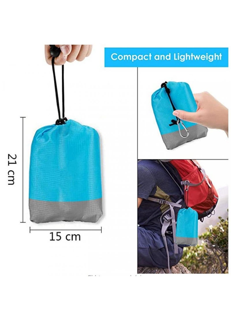 AIWANTO Beach Blanket Waterproof Sandproof 2.1M*2M- Large Beach Blanket Sandproof Fits for 4-6 Adults, Waterproof Beach Mat with Zipper Pocket, Outdoor Beach Mat for Travel, Camping, Hiking - Image 3