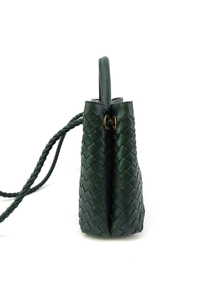 baellerry Woven Hobo Bags for Women Fashion Leather Woven Tote Shoulder Bag Purses Tote Handbag (Black） - Image 2