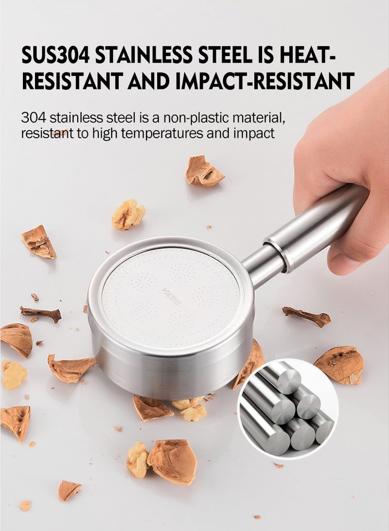 بيروي مجموعة دش من الفولاذ المقاوم للصدأ — تشمل رأس دش محمول، خرطوم، وحامل حائط. مصممة للاستخدام في أحواض الاستحمام ومراكز السبا، تتميز هذه المجموعة المتينة بمقاومة التآكل وسهولة التركيب. - Image 5