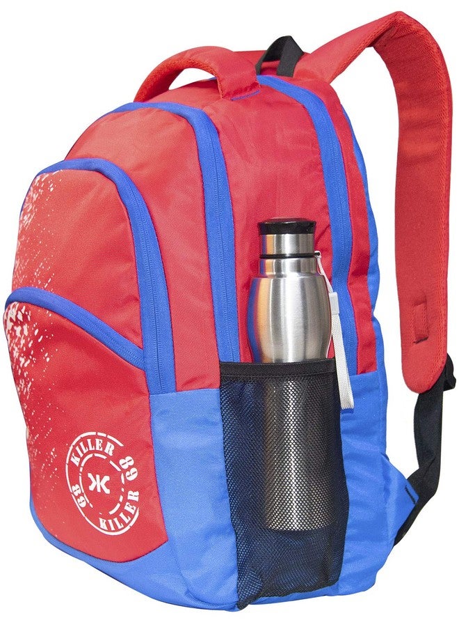 KILLER Light Weight College Bag - Killer Orchid 35 LTR Red Polyester Casual Backpack Bag - Image 2