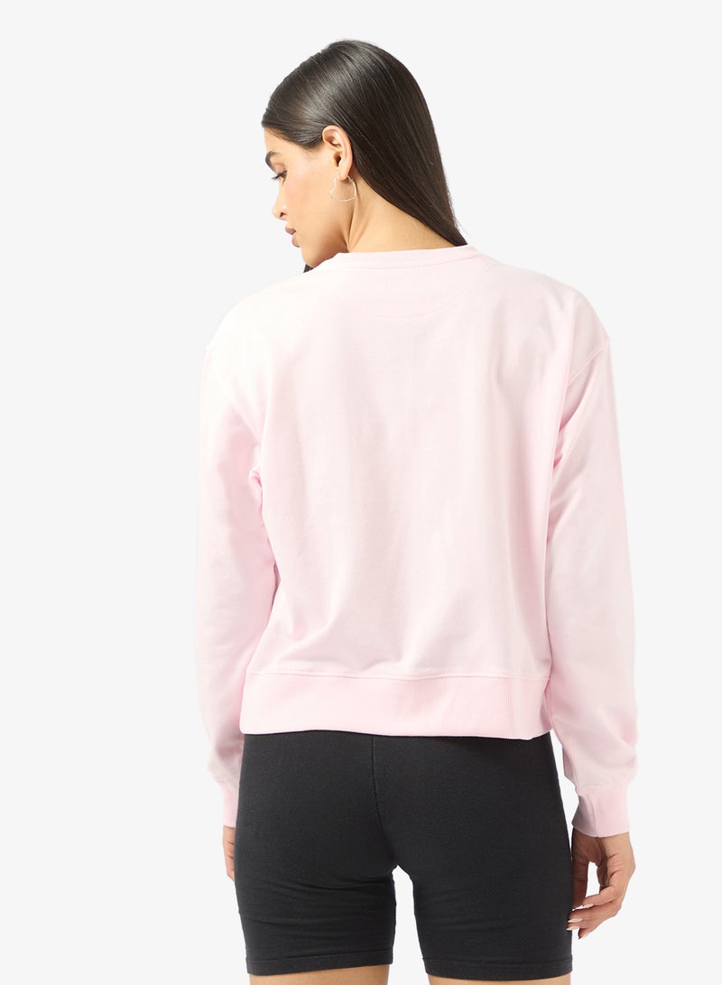 Ginger Crew Neck Oversize Wellness Sweatshirt - Image 2