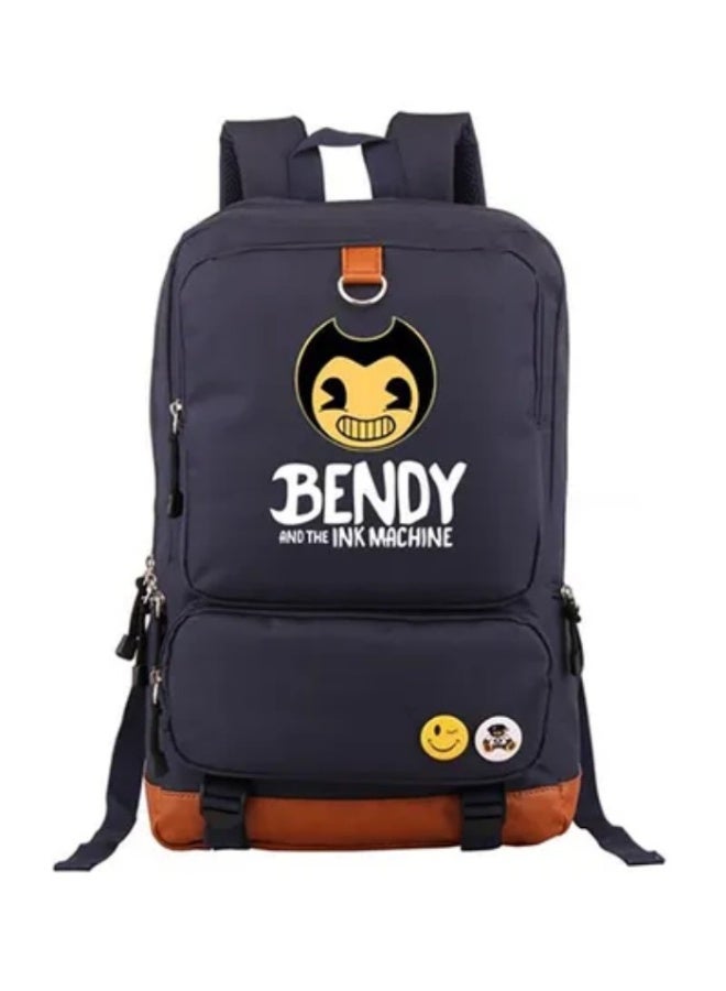 حقيبة سفر مرنة لسلسلة Bendy و آلة الحبر للكمبيوتر المحمول 17 بوصة