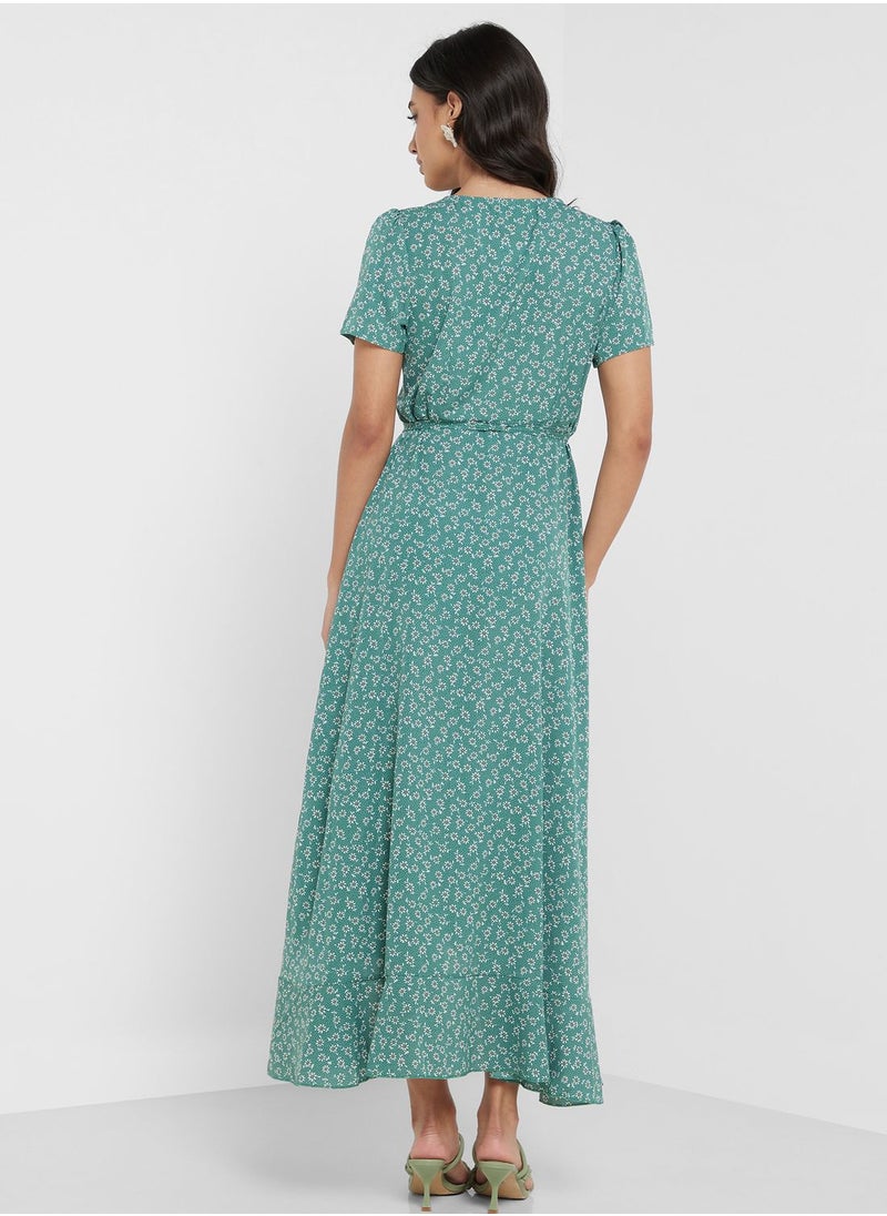 ELLA - Floral Printed Dress - Image 1