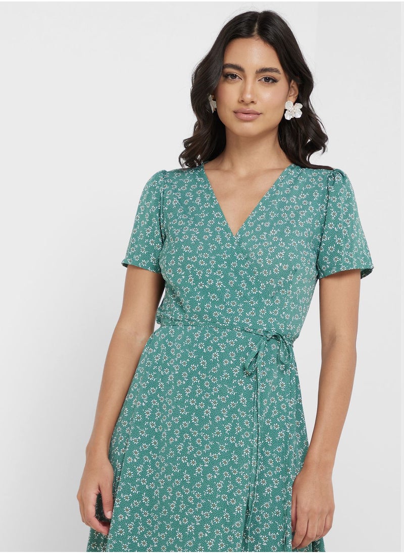 ELLA - Floral Printed Dress - Image 1