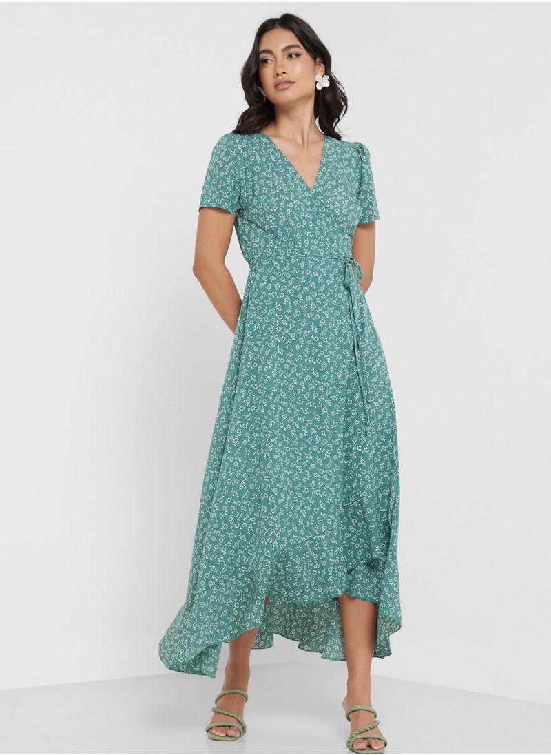 ELLA - Floral Printed Dress - Image 1
