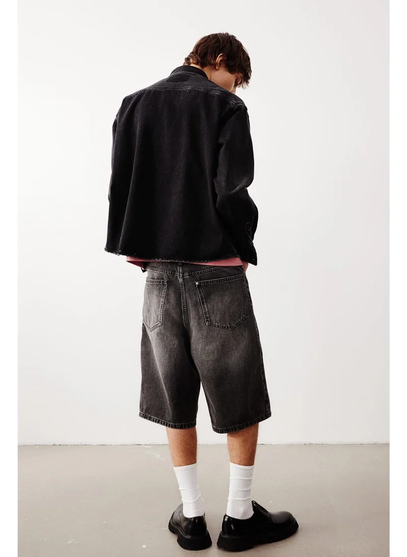 H&M Boxy Fit Denim shirt